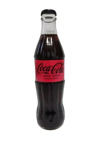 Газированный напиток Coca-Cola без сахара в стекле, 0,33 л