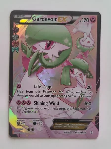 Портативные карты PKM P Настройка и прокси высококачественной фольги Gardevoir-EX Generations #RC30