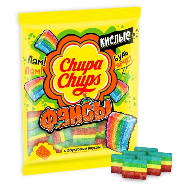 Мармелад Chupa Chups Фансы жевательный 70 г