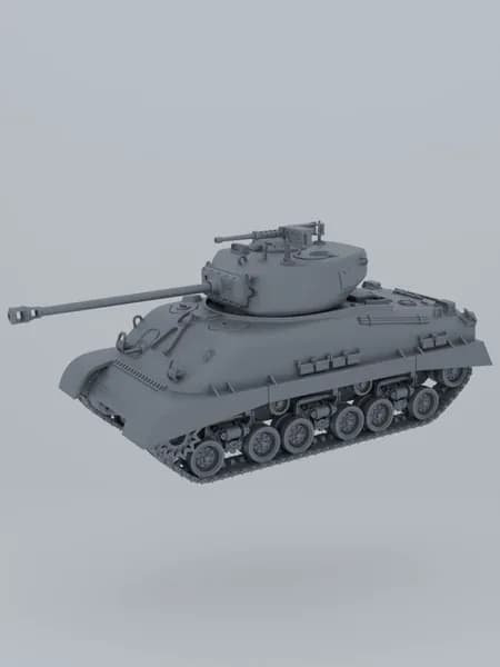 Sherman M4A1 макет танка демонстрационный 1 100