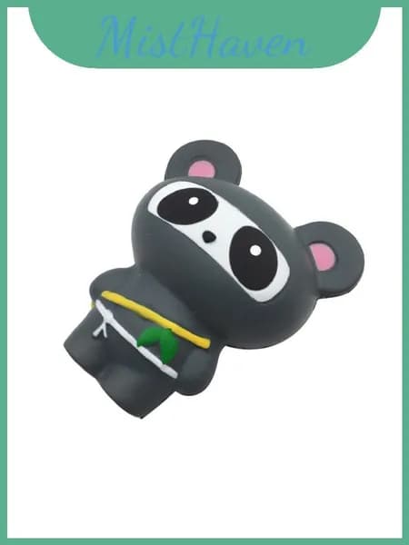 игрушка сжимающая panda из ппу для офиса и дома серый