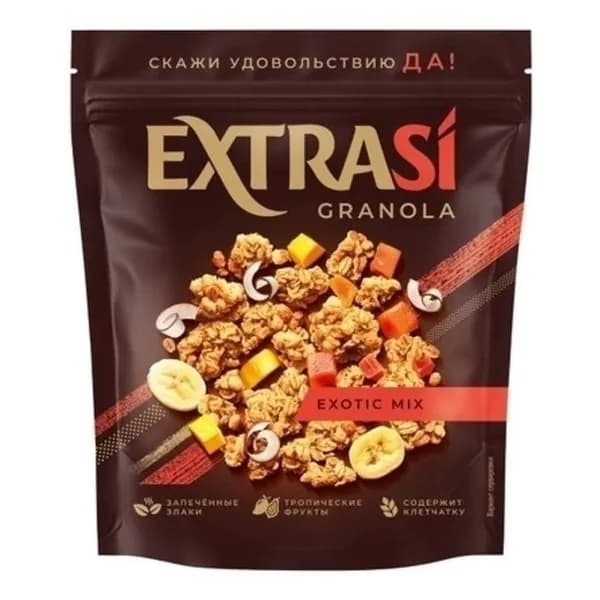 Гранола Extrasi овсяная экзотический микс 300 г