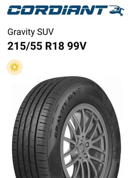 Шины летние 215 55 R18 99V Gravity SUV