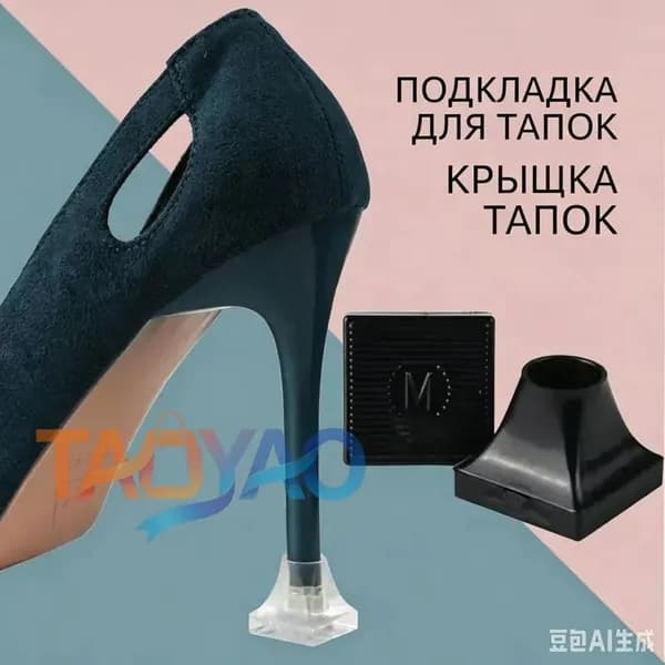 Антишпильки для каблуков, защитные накладки на тонкий каблук 4 пар
