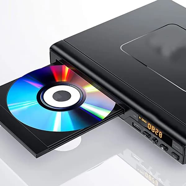 DVD-плеер DVD225, мультирегиональный, с AV-кабелем и пультом, для телевизора, USB, черный