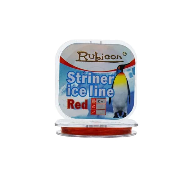 Леска зимняя RUBICON Striner Ice Line (red) 50 м 0,16 мм