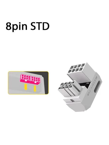 ATX адаптер 8pin угол 180 градусов STD
