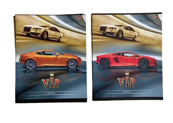 Набор 4 шт., 2 вида., 36 листов клетка "Авто для VIP"