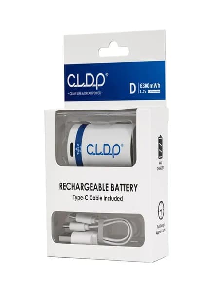 CLDP Аккумуляторная батарейка D, 4200 мАч, 1 шт