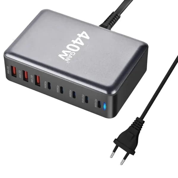 Универсальная совместимость 440W USB C Зарядное устройство с протоколом PD для быстрого зарядки комплексных функций безопасности, EU