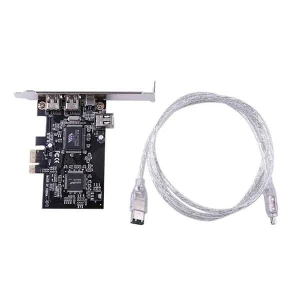 (V M Z D) 4 порта PCIe (3 6-контактных + 1 4-контактный) Firewire 800 Карта адаптера IEEE 1394 Высокоскоростной кабель Мбит/с с 6-контактным на 4-контактный разъем
