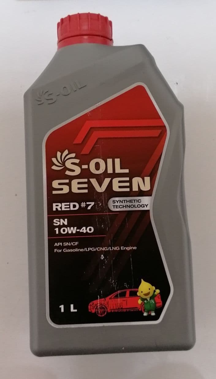 S-OIL SEVEN 10W-40 Масло моторное, Синтетическое, 1 л