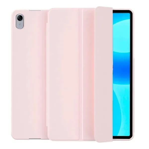 Чехол для планшета Huawei MatePad 11.5 2025/ 2023 дюйма (BTK-W09/AL09), из мягкого силикона, трансформируется в подставку (дымчато-фиолетовый)