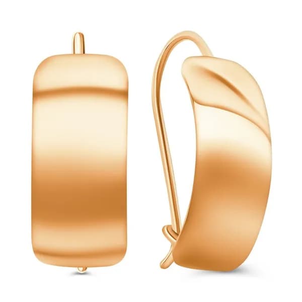 Серьги женские из красного золота 375 пробы 585GOLD