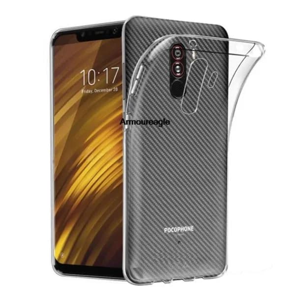 Чехол для xiaomi pocophone f1, Ультратонкий защитный чехол из ТПУ для телефона poco f1 pocof1, мягкая прозрачная силиконовая задняя крышка для телефона