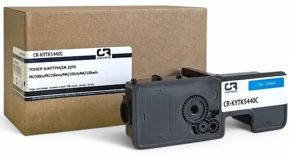 Картридж для принтера лазерный для Kyocera Ecosys PA2100cx/PA2100cw с чипом, CopyRite CR-KYTK5440C голубой (2200стр.) (CR-KYTK5440C)