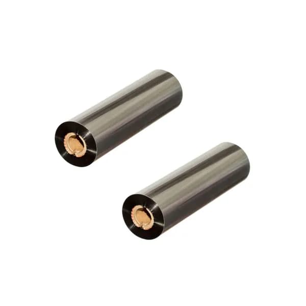 Термотрансферная лента черная (Риббон) X-Roll Wax Standart 110мм*74м OUT втулка 0,5" (комплект 2 штуки)