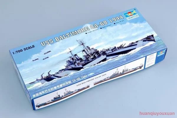 Trumpeter 05725 1/700 USS Baltimore CA-68 1944 сборная модель корабля