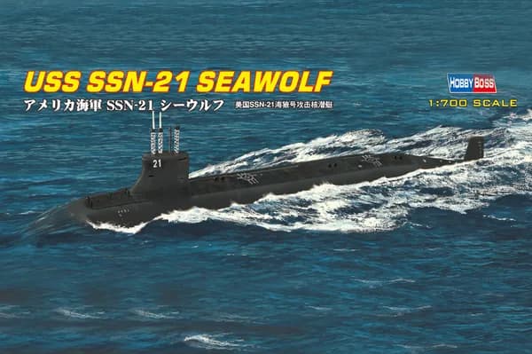 Hobbyboss 87003 1:700 U.S. Атомная ударная подводная лодка Военно-морского флота "Морской волк"сборная модель корабля