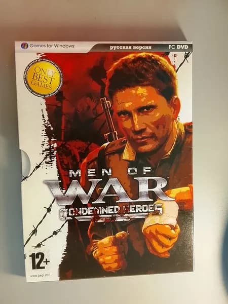 Диск с винтажной игрой для слабого ПК Men of war, Condemned heroes