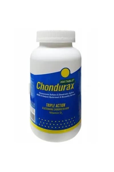 Chondurax 200 таблеток глюкозамин и хондроитин для здоровья суставов, связок и хрящей
