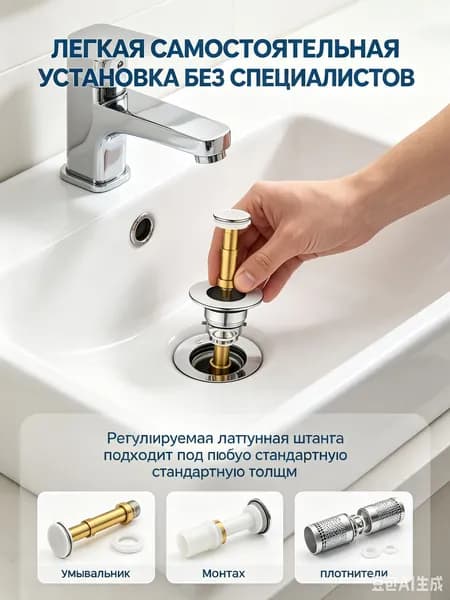 Коландер для мойки 20 см х 5 см, 1 шт