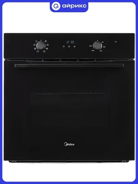 Духовой шкаф Midea MO608007YGB, 59.5 см, 70 л, 7 режимов, гриль и конвекция