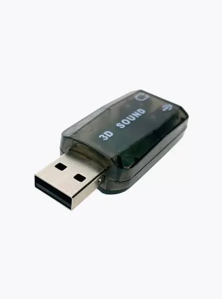 Внешняя звуковая карта USB аудио адаптер