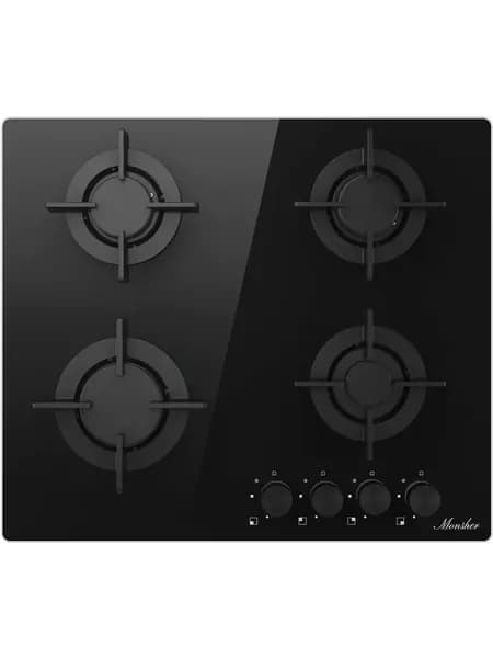 Варочная панель газовая Monsher MGG 64 Noir, черный