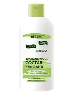 Витэкс Состав для бани Целебный (хвойно-травяной), 285 мл
