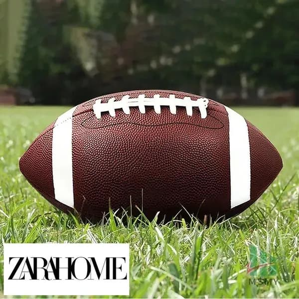 ZARA HOME Мяч для регби, коричневый