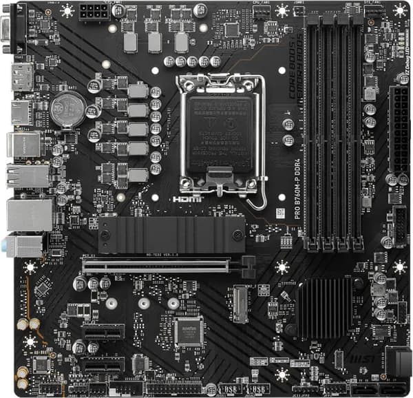 Материнская плата DDR4 B760 Micro-ATX MSI PRO B760M-P DDR4 (PRO B760M-P DDR4)