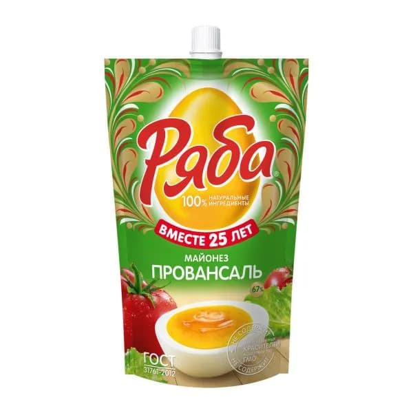 Майонез Ряба Провансаль 67% 350г
