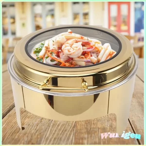 Круглая жаровня для фуршета