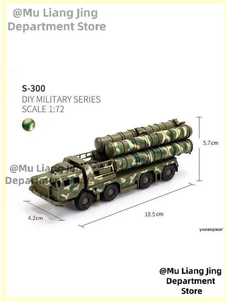 Ракетная машина S300 и радиолокационная машина 1/72