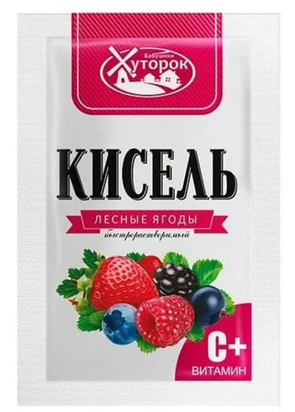 Хуторок Кисель Лесные ягоды, 30 г