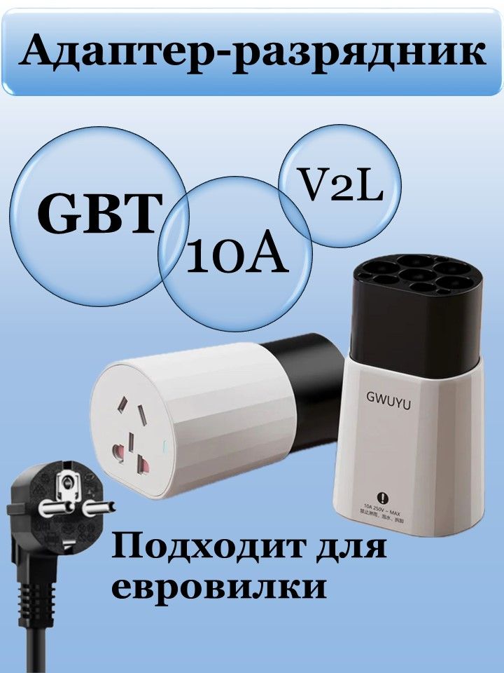 Адаптер для электромобиля GBT - разрядник