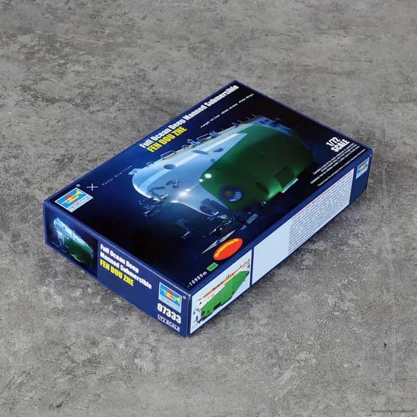 трубитель 1/72 07333 Китайский пилотируемый подводный корабль Driver погружается на глубину 10000 метров сборные модели