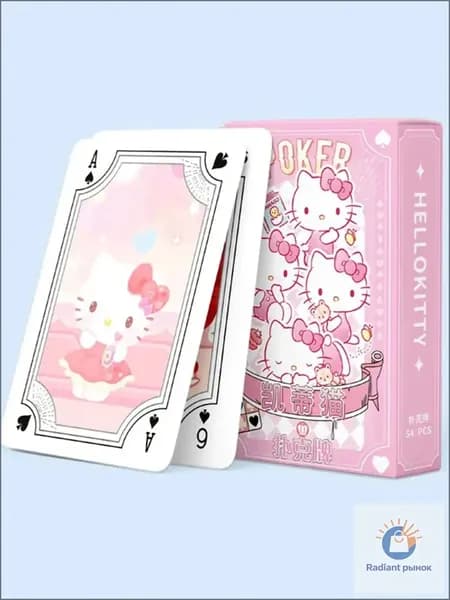 Премиум игральные карты с Hello Kitty, Куроми, аниме