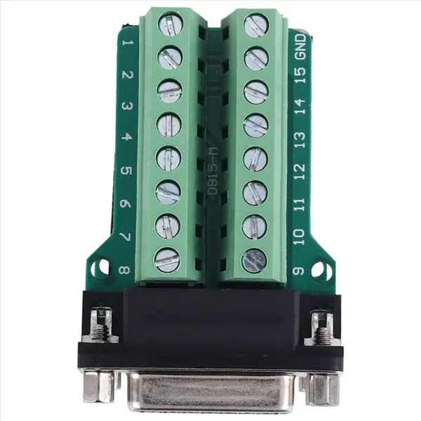 DB15 D-SUB VGA 15-контактный гнездовой разъем для подключения печатной платы