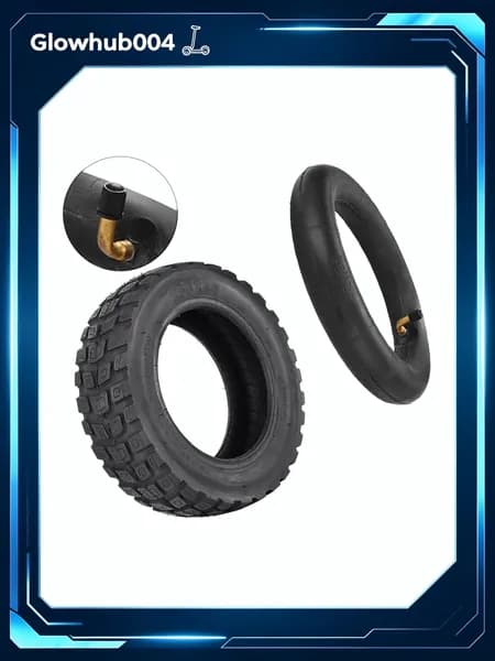 10inch шина 80/65-6 для скутера, черная, 120г, подходит для SPEEDUAL/Kugoo