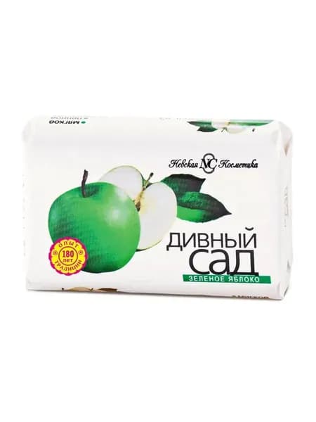 Мыло туалетное Зеленое яблоко Дивный сад 90г
