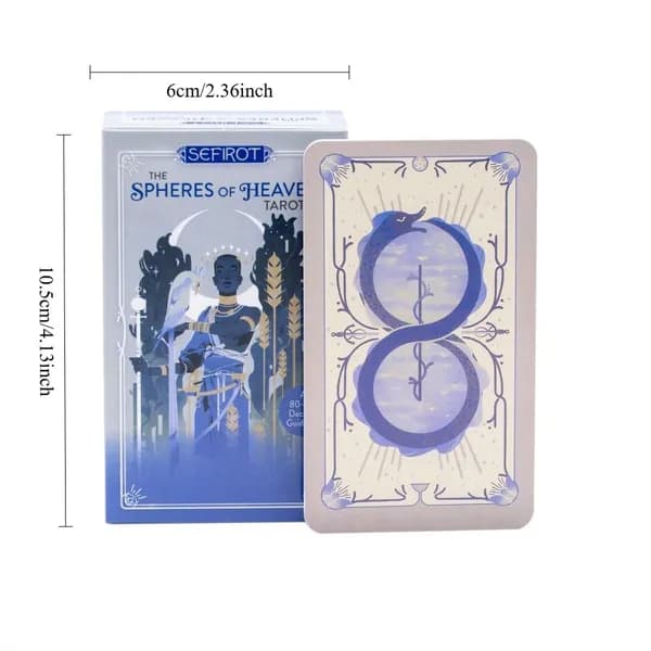 Карты Таро The Spheres of Heaven Tarot 3rd 10,3*6см 80 карт. JH