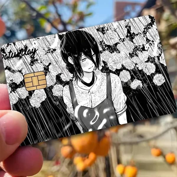 Chainsaw Man Reze Arc Наклейка для банковской карты