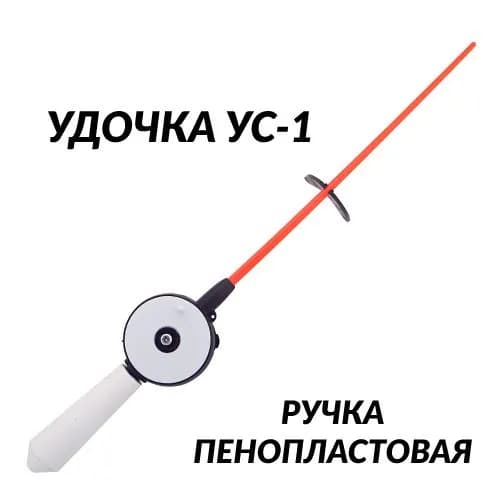 УДОЧКА зимняя УД-1 с пенопластовой ручкой (односторонняя) ТРИ КИТА