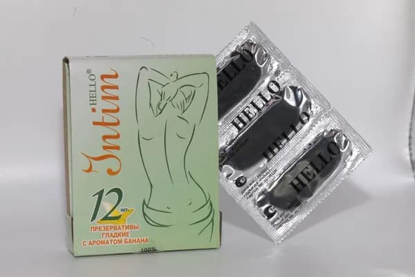 Презервативы 36 шт. Intim Банан