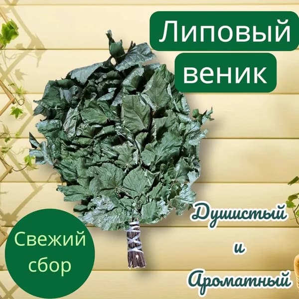 Веник для бани Липовый, 1 шт.