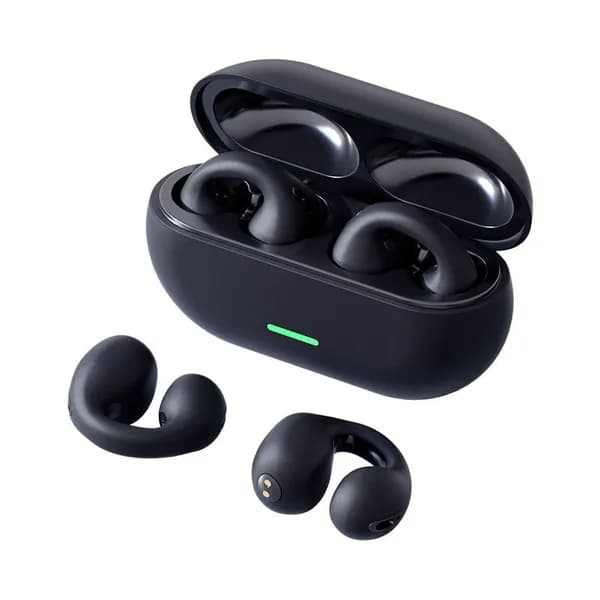 Солнышко Shop Наушники беспроводные с микрофоном 1More Aero, Bluetooth, Радиоканал, черный