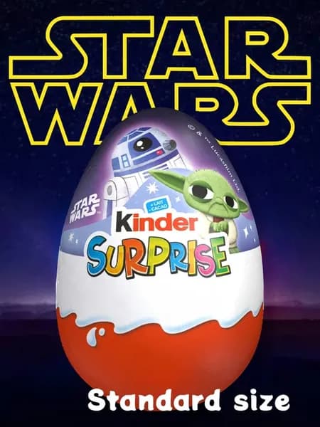 Шоколадное яйцо Киндер Сюрприз Star Wars 1 шт