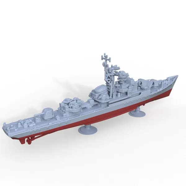 Военная модель, масштаб 1:2000 советский сторожевой корабль проекта 50 Росомаха (полный корпус)